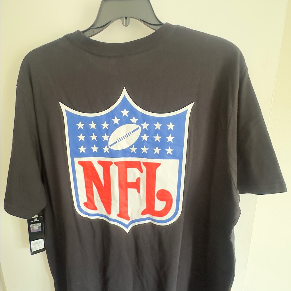NFL Logo Black T-Shirt XXL NWT - Picture 3 of 7
